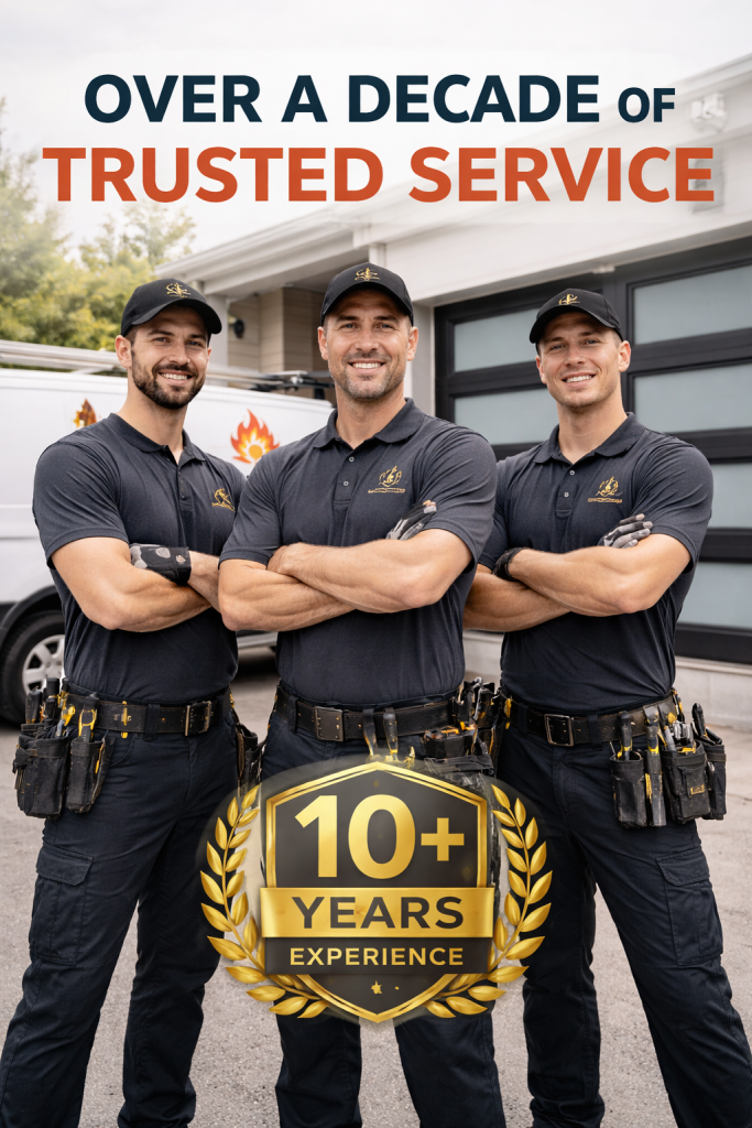 Experienced garage door technicians in Phoenix AZ with over 10 years of trusted service