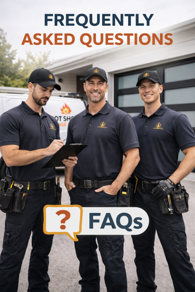 Frequently asked questions about garage door repair and installation in Phoenix AZ