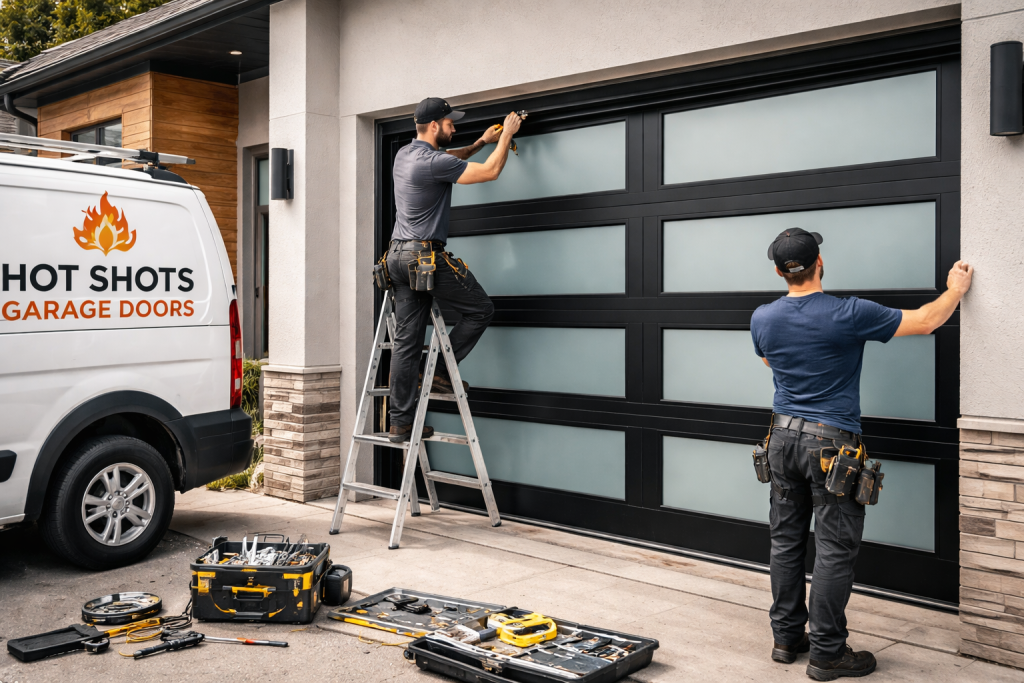 Professional garage door installation in Phoenix AZ by Hot Shots Garage Doors
